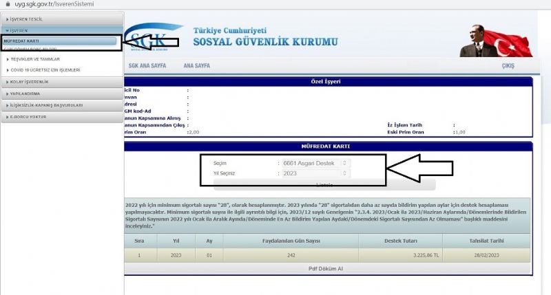 2023 Yılı Asgari Ücret Destekleri SGK İşveren Sistemine Yansıtıldı